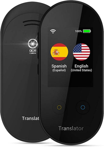 ANFIER Language Translator Device with AI Voice Translator (W08) with 2.4 inch Touchscreen - Apalipapa