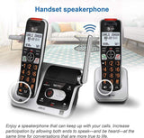 AT&T BL102-2 DECT 6.0 2-Handset Cordless Phone for Home with Answering Machine - Apalipapa