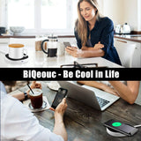 BiQeouc 2 in 1 Mug Warmer with Wireless Charger - Apalipapa