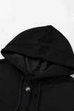 Button Down Drawstring Hoodie - Apalipapa