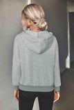 Half-Zip Drawstring Hoodie - Apalipapa