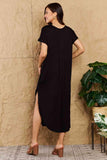 Heimish Love On Me Full Size Solid Maxi Dress - Apalipapa