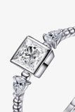 Moissanite Square Shape 925 Sterling Silver Ring - Apalipapa