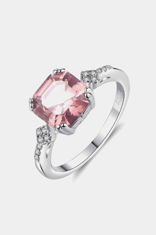 Morganite 925 Sterling Silver Ring - Apalipapa