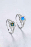 Opal 925 Sterling Silver Split Shank Ring - Apalipapa