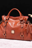 PU Leather Handbag with Tassels - Apalipapa