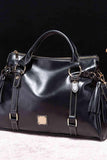 PU Leather Handbag with Tassels - Apalipapa