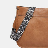 PU Leather Leopard Shoulder Bag - Apalipapa