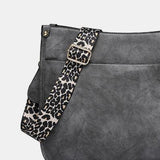 PU Leather Leopard Shoulder Bag - Apalipapa