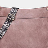 PU Leather Leopard Shoulder Bag - Apalipapa