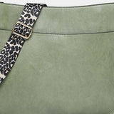 PU Leather Leopard Shoulder Bag - Apalipapa