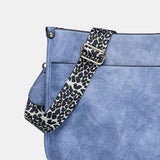 PU Leather Leopard Shoulder Bag - Apalipapa