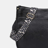 PU Leather Leopard Shoulder Bag - Apalipapa