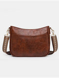 PU Leather Shoulder Bag - Apalipapa