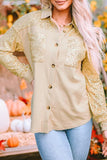 Sequin Long Sleeve Shirt - Apalipapa