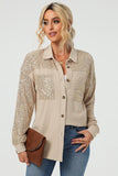 Sequin Long Sleeve Shirt - Apalipapa