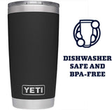 YETI Rambler 20 oz Tumbler, Stainless Steel - Apalipapa