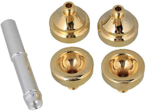 Yibuy Silver Trumpet Mouthpiece - Apalipapa